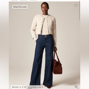 J.Crew Bridgette lady jacket in tweed in Natural